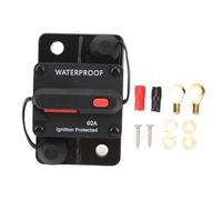 Fesjoy Fusibile Interruttore Audio 12V con Funzione di Reset Manuale (60A) | Protezione da sovraccarico elettrico, involucro affidabile, uso versatile, resistenza al calore