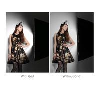 Fesjoy Griglia a Nido D'ape per Softbox, Griglia di Controllo della Luce per Immagini Straordinarie, Materiale in Nylon, Leggera e Portatile, Adatta la Fotografia di Ritratto (90 cm 35 pollici)