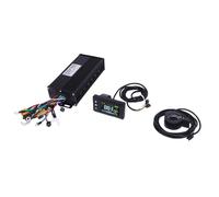 Fesjoy Kit di Conversione Scooter Elettrico Display Leggero Controller 40A Acceleratore a Pollice 130X, Resistente Alla Pioggia, per Motore Brushless 36V 48V 52V, Lega di Alluminio 1500W 2000W, ABS