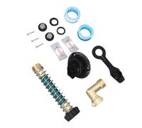 Fesjoy Kit Ingresso Acqua Robusta Valvola di Ritegno Integrata a Doppia Filettatura per e ABS Metallo 3 Pollici 1/2 Pollici 3/4 per un Accesso Sicuro All'acqua