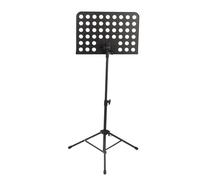 Fesjoy Leggio Pieghevole per Spartiti, Supporto Rosa Regolabile per Strumenti Musicali Pianoforte, Violino, Chitarra, Leggio Portatile e Stabile in Metallo, Parete in Tubo di Metallo Ispessito da