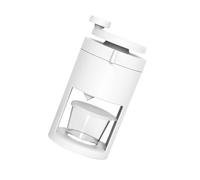 Fesjoy Macchina per Cono di Portatile Rasoio per Ghiaccio Manuale Macchina Ghiaccio Tritato Facile da Usare gli Amanti del Gelato e della Granita - Bianco