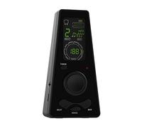 Fesjoy Metronomo Digitale Portatile per Chitarra, Pianoforte, Violino, Timer per Voce Umana, Alimentato a Batteria/USB, Partner Esercitazioni Musicali, Plastica (Nera)