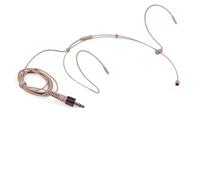 Fesjoy Microfono Wireless Montato Sulla Testa Compatibile con Bodypack, Microfono con Cuffia a Condensatore Altamente Sensibile per L'interpretazione della Guida Turistica, Include Schiuma per