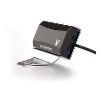 Fesjoy Moto DC 10-150 V Voltmetro digitale display impermeabile tester di tensione batteria monitor display con supporto Voltmetro moto