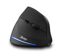 Fesjoy Mouse Verticale ZELOTES F-35B Mouse Ottico Wireless 2.4G+BT3.0+BT5.0 con DPI a 3 velocità per Controllo di Precisione, Ideale per Utenti PC Portatili