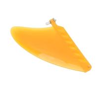 Fesjoy Pinna per Tavola da Surf da 4,6" Pinna per Paddle Board Senza Cuciture Longboard, Controllo Avanzato Leggero in TPU gli Amanti degli Sport Acquatici (Giallo)