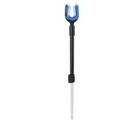 Fesjoy Pinza per Poggia Canna da Pesca Dal Design Compatto con Picchetto Retrattile, Elegante Supporto in TPR Blu per Un'esperienza di Pesca Alla Carpa Efficiente