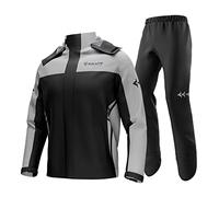 Fesjoy Rain Jacket, Tuta impermeabile da moto, per uomini e donne, ciclismo, abbigliamento da pioggia, giacca e pantaloni con custodia, impermeabile e traspirante
