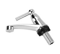 Fesjoy Rubinetto per Acqua Fredda Singola in Plastica ABS per Bagno, Lavello da, Lavabo, lavandino. (Una parola G1/2)