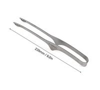 Fesjoy Sane Clamp/Holder per Grigliate in Titanio per Barbecue - Perfette le Verdure - Possono Essere Utilizzate Anche Come Pinze Insalata Peso 44 G