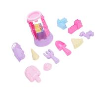 Fesjoy Set Giocattolo per Castello di Sabbia per Bambini, Leggero Gioco | Plastica resistente, uso interno ed esterno, migliora la creatività, portatile per i viaggi