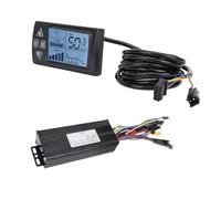 Fesjoy Set Motore Brushless Impermeabile Controller Bici + Display LCD S861 per Modifica, Controller 3 modalità per Motori Brushless Bicicletta 750W 1000W, Lega di Alluminio, Adatto Ciclisti