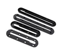 Fesjoy Set Versatile di Montaggio su Binario per Kayak per Portacanne Portabicchieri Sensori Fishfinder ABS Confezione da 4 Pezzi Avventure in Kayak (Confezione da 4 (2 lunghi 2 corti))