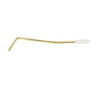 Fesjoy Single Tremolo Whammy Bar, Durable Metal Arm (Gold Bar White Handle) | Perfetto per il pop e il rock, facile da installare, migliora la varietà tonale