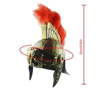 Fesjoy Stylish Roman Helmet Costume Accessory, Foldable Sun Visor | Materiale leggero, design accattivante, perfetto per i festival, vestibilità unisex