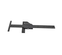 Fesjoy T Shaped Ruler per Falegnameria, Lega di Alluminio Durevole | Marcatura di precisione, design leggero, per progetti di carpenteria, misurazioni di controllo