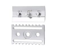 Fesjoy Testa di rasoio di sicurezza per rasatura Testa di pettine aperta a doppio taglio