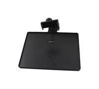 Fesjoy Vassoio a Morsetto per Supporto per Microfono Vassoio Supporto Microfono Durevole Comodo Scheda Trasmissioni Dal Vivo, Versatile Scheda e Telefono, Materiale ABS