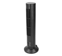 Fesjoy Ventilatore a Torre Senza Pale, 2 velocità Regolabili (Black) | Design compatto, silenzioso, adatto per scrivania e viaggi