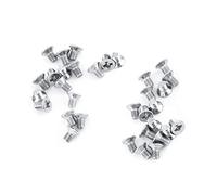 Fesjoy Vite a Testa Svasata a Testa Piatta in Acciaio Inossidabile 304, M3 X 8 Mm 100 Pezzi, Resistente Alla Corrosione per Elettrodomestici Domestici e da Ufficio con 9 Lunghezze (Con*4)