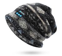 fesoklaf Berretto Bluetooth per uomo e donna, invernale, caldo, senza fili, foderato in pile, per sport all'aria aperta, A, Taglia unica