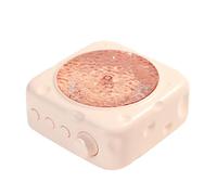 fesoklaf Wave - Altoparlante Bluetooth in vinile, proiettore aurora per bambini e adulti, stile giradischi in vinile, portatile, senza fili, con luci ambientali, altoparlante Bluetooth a forma di