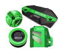 FESOKSEJ Coperchio Liquido Freno Moto Cilindro del Liquido dei Freni Master Serbatoio Olio Tappo di Protezione per KA&WASAKI Z900 2017-2019 2020 2021 2022 2023 Z 900