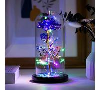 Fespcj Farfalla colorata della rosa del metallo, bell'aspetto, dotata di alimentazione della batteria AAA, illuminazione conveniente del campeggio, atmosfera romantica, decorazione del partito