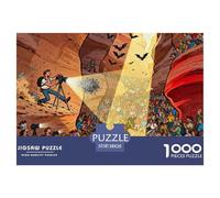 Fessura del raggio di luce nel Canyon Antelope Puzzle in Legno Impermeabile DIY Puzzles Da 1000 Pezzi Regali Per Adulti Colorati Giochi Educativi