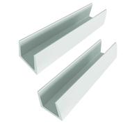 Fessura di Rinforzo, Accessori for Fessure di Rinforzo for Rotaie Delle Porte, Base di Fissaggio for Bambini e Animali Domestici, Bianco, Verde Chiaro(Upper reinforcing 2PCS)