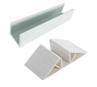 Fessura di Rinforzo, Accessori for Fessure di Rinforzo for Rotaie Delle Porte, Base di Fissaggio for Bambini e Animali Domestici, Bianco, Verde Chiaro(Combination 1PC)