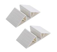 Fessura di Rinforzo, Accessori for Fessure di Rinforzo for Rotaie Delle Porte, Base di Fissaggio for Bambini e Animali Domestici, Bianco, Verde Chiaro(Bottom reinforcing 2PCS)