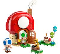 LEGO Super Mario Festa a Casa di Toad Giocattolo - Set Interattivo con 2 Figure, Cucina, Camera da Letto e Tavolo da Picnic - Regalo da Gaming per Bambini e Bambine da 7 Anni in su - 72041