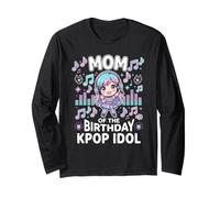 Festa a Tema KPOP Idol Chibi Girls K Pop per la Mamma del Compleanno Maglia a Manica