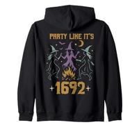 Festa Come se Fosse 1692 Halloween Spooky Haunted Season Felpa con Cappuccio