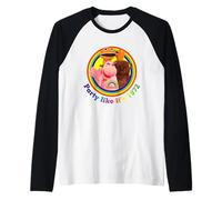 Festa Come se Fosse Il 1972 Zippy Bungle & George Retro Maglia con Maniche Raglan