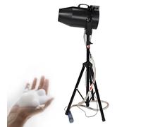 Festa con schiuma, Macchina per bolle di sapone ad alta potenza, Lan-cia schiuma con angolazione regolabile/testa vibrante, per compleanni di bambini, piscine estive, portata 6-10 m(Black)