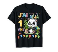Festa d'anniversario Panda pour Enfants de 4 Ans Maglietta