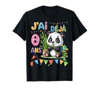 Festa d'anniversario Panda pour Enfants de 8 Ans Maglietta