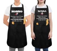 Festa Dei Nonni Idee Regalo Nonno 2 Pezzi Grembiule Cucina Nonna Regalo Nonna Compleanno Regali Nonni Festa Nonna Idee Regali Per Nonna Nonno Idea regalo Compleanno Natale