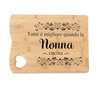 Festa Dei Nonni Idee Regalo,Regalo Nonna Compleanno,Regali Per La Nonna,Regali Nonni,Tagliere In Bambù Inciso,Regalo Per Nonna,Nonne Idee Regalini,Regali Nonna Natale