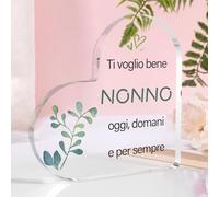 Festa dei Nonni Idee Regalo, Regalo Nonno, Regalo Nonno Natale, Regali Nonno, Regalo Nonno Compleanno, Nonno Idee Regalo, San Valentino Anniversario Regalo Festa dei Nonni Targhe Acrilico Placca