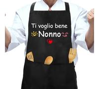 Festa dei Nonni Idee Regalo, Regalo Nonno Ti Voglio Bene Nonni Grembiule da Cucina Compleanno Natale San Valentino Pasqua Pensione Anniversario