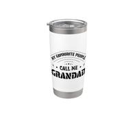 Festa dei nonni Le mie persone preferite mi chiamano nonno Bicchiere termico in acciaio inox doppia parete