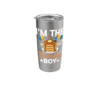 Festa dei pancake I'm The Birthday Boy Bicchiere termico in acciaio inox doppia parete