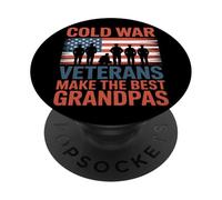 Festa dei veterani del nonno dei veterani della guerra fredda PopSockets PopGrip Adesivo