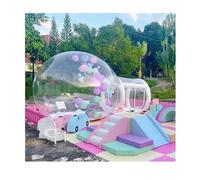 Festa del castello di salto della tenda della bolla della casa della bolla gonfiabile commerciale del PVC di 3m con il ventilatore per il palloncino Bubble House 4M-13ft Dia