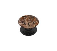 Festa del Leone Gioco Selfie Vintage Scuola Mascotte Retro PopSockets PopGrip Adesivo