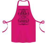 Festa Del Papà Best Dad IN Parola Cotone Grembiule 100% Biologico